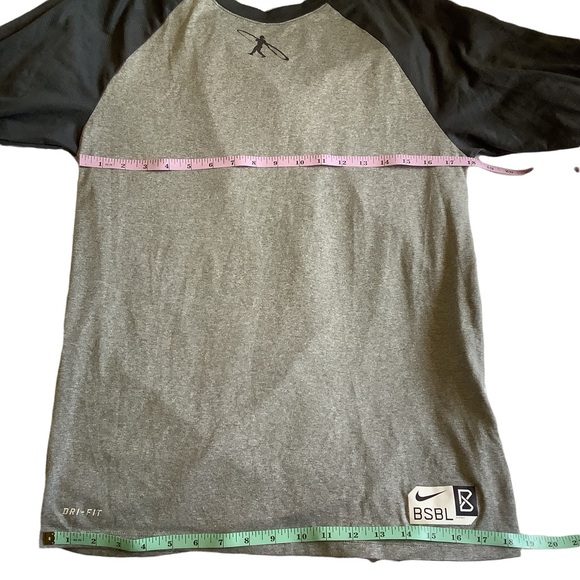 Nike Dri-Fit Ken Griffey Jr Swingman 3/4 Sleeve Training Shirt MLB Athletic Cut - Picture 3 of 6